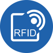 rfid logo in blue